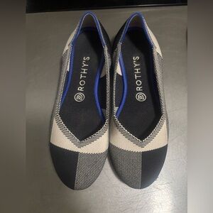 Rothy's Women's Black and Cream Size 8.5